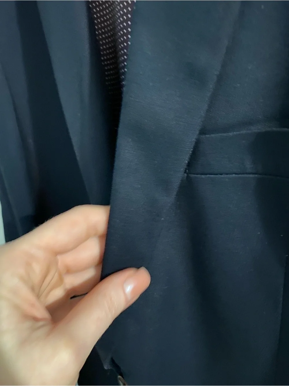 Men's Navy Blazer - Classic Tailored Suit Jacket